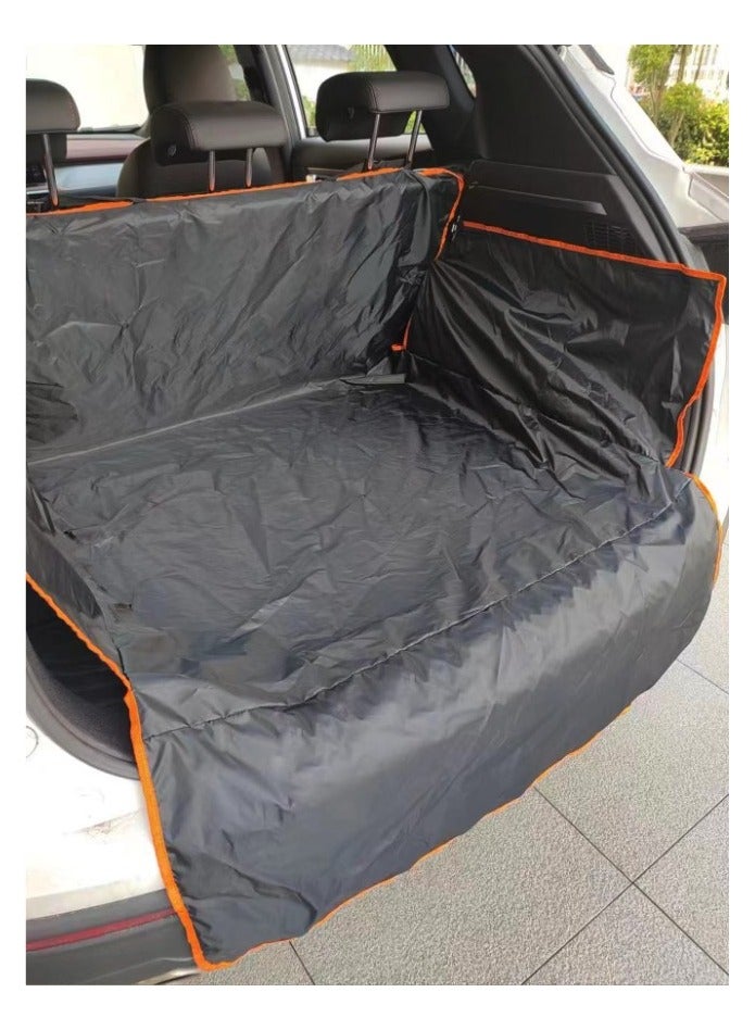 Generic Multi-use car back seat and trunk cover for pets and to protect mattresses, waterproof with sides  - Image 1
