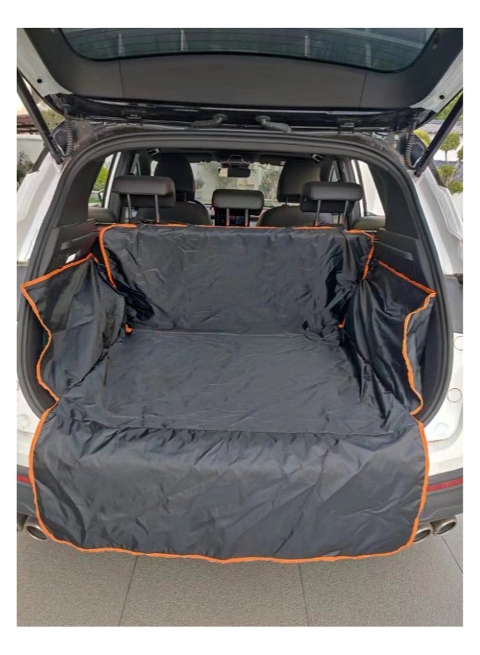 Generic Multi-use car back seat and trunk cover for pets and to protect mattresses, waterproof with sides  - Image 5