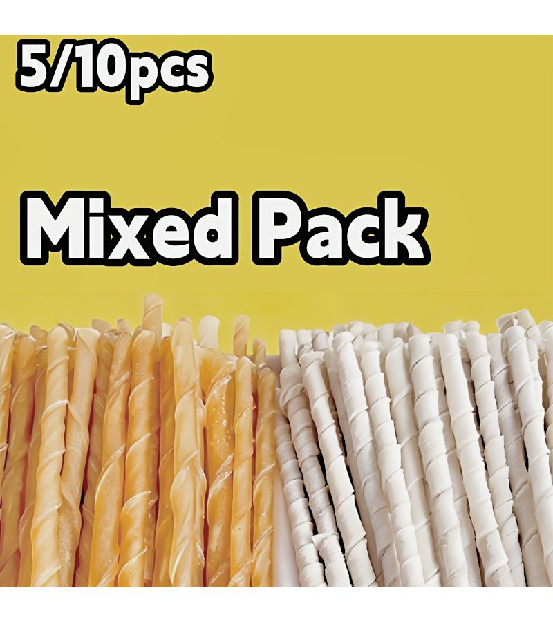 5pcs Dental Pet Chew Toys Non Toxic Polyethylene Sticks for Small Medium Dogs - Image 1