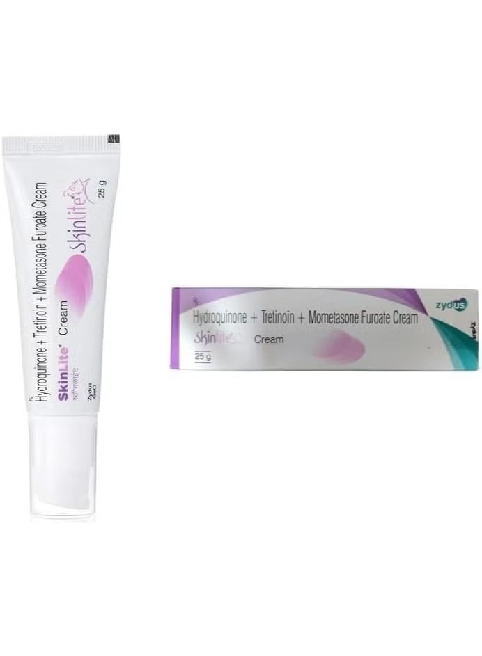 Hydroquinone+Tretinoin+Mometasone Furoate Skinlite Cream 25g 1pc