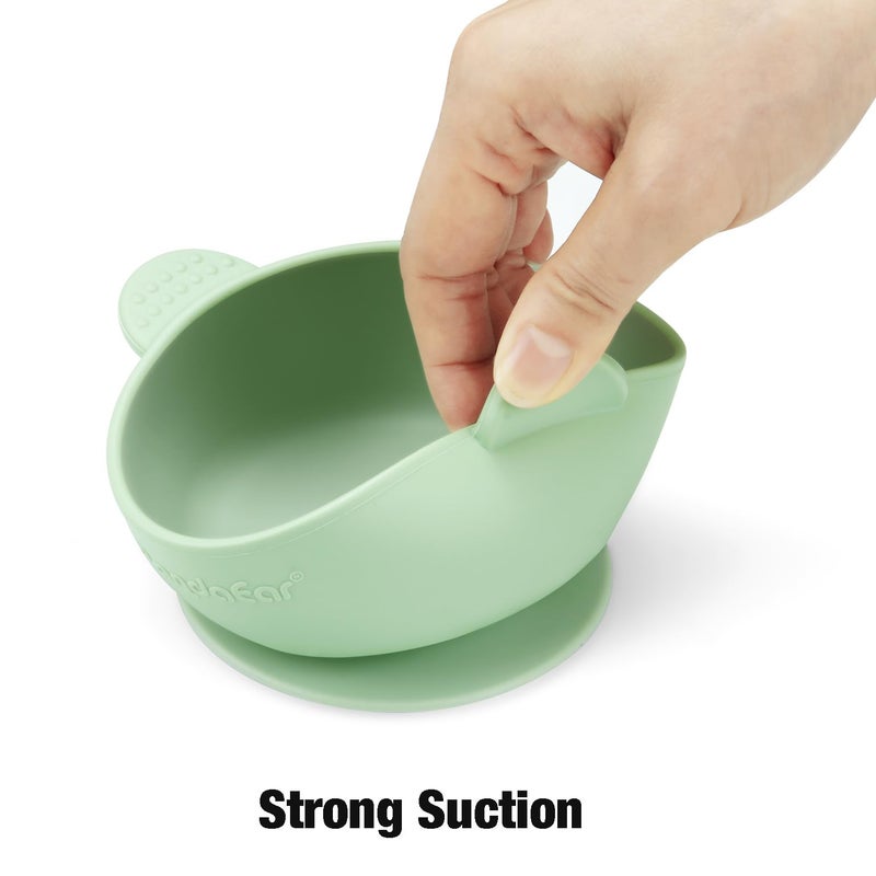 PandaEar 3 Pack Baby Bowls with Suction| Stay Put Silicone Food Bowl for Babies Kids Toddlers Infants| Food Grade Soft Safe BPA-Free Silicone (Multi-Color) - Image 5