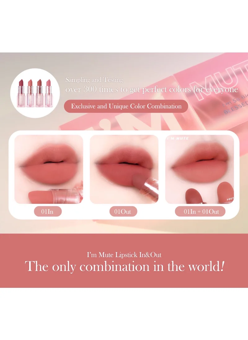 BLESSED MOON I'M Mute Lipstick 02In