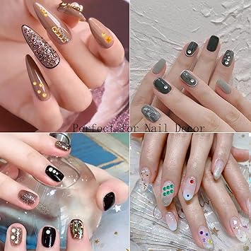 WUIOS Moon Stars Face Gems Jewels Stick for Women Hair Face Diamonds Crystal Rhinestones Rave Party Festival Party Club Body Face Eye Nail Makeup Stickers Temporary Tattoos Stars - Image 3