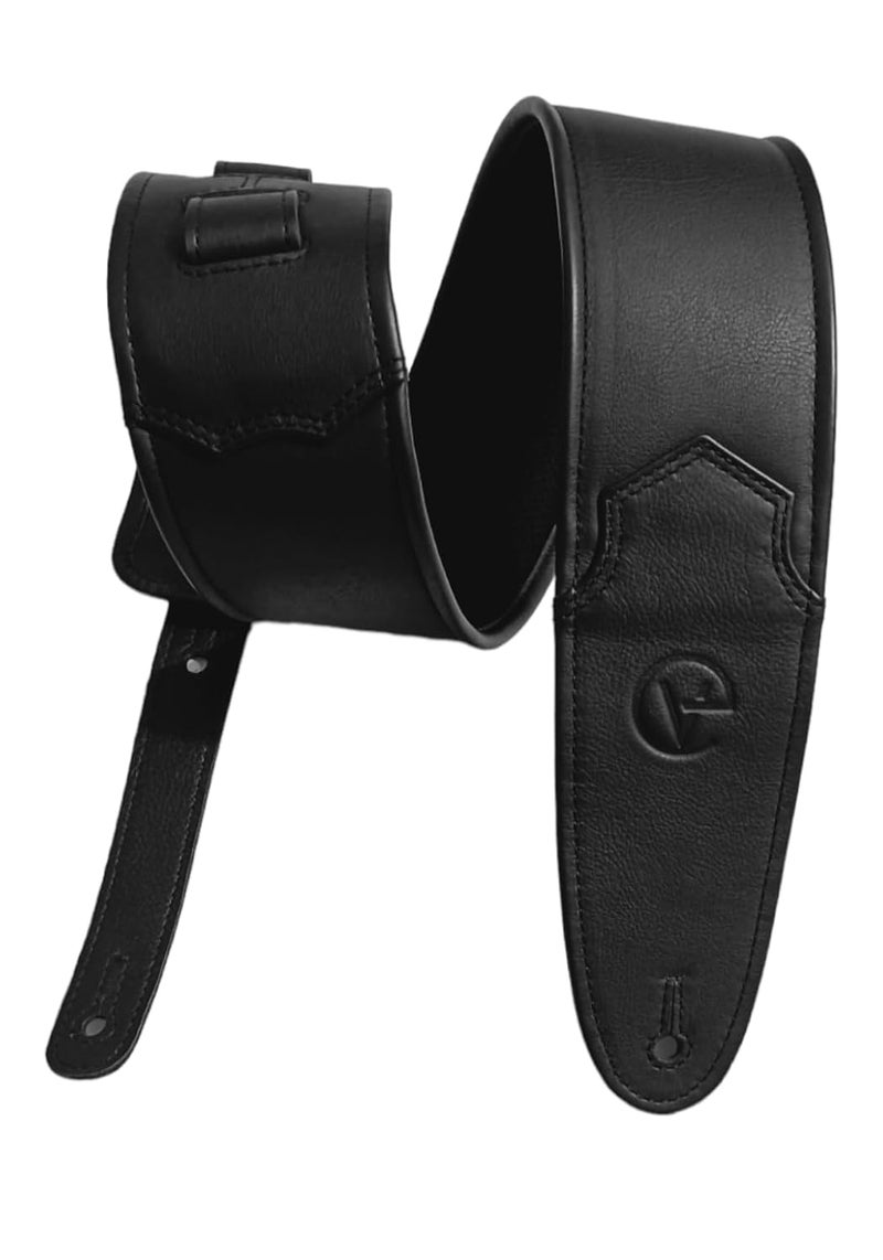 Ve CREATION Leather Guitar Strap for BASS, ELECTRIC, ACOUSTIC & HEAVY Guitars | 3" Wide Soft Padded | Adjustable 42"-56" | | Extra Comfort Padding (VEG-0021) - Image 5