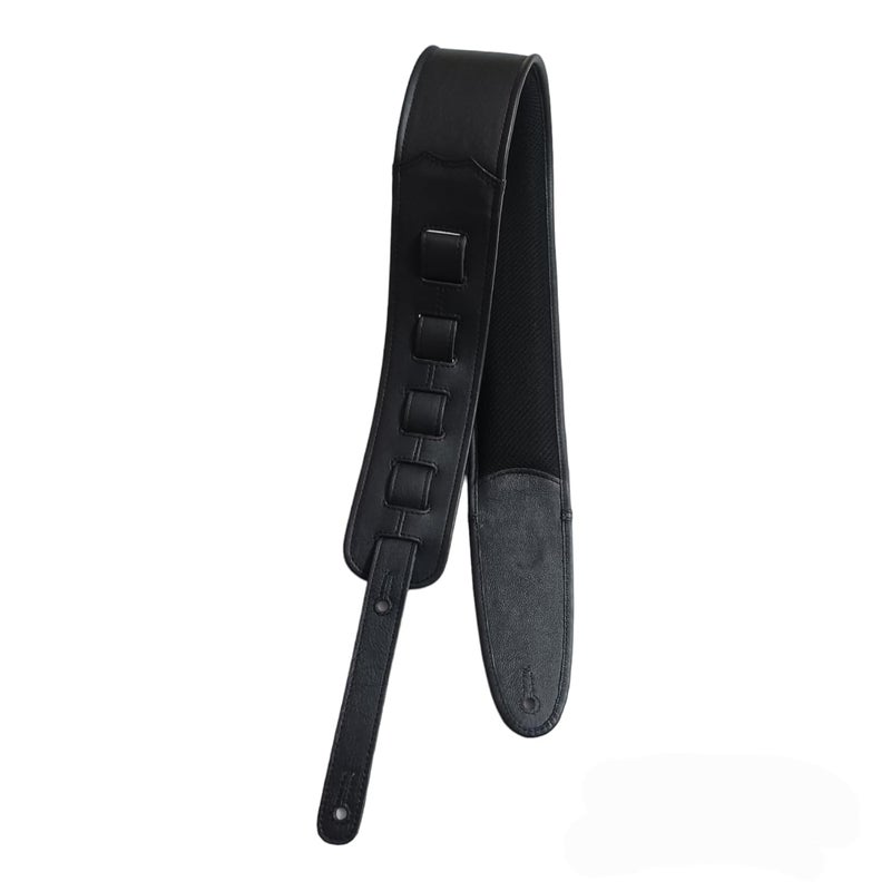 Ve CREATION Leather Guitar Strap for BASS, ELECTRIC, ACOUSTIC & HEAVY Guitars | 3" Wide Soft Padded | Adjustable 42"-56" | | Extra Comfort Padding (VEG-0021) - Image 4