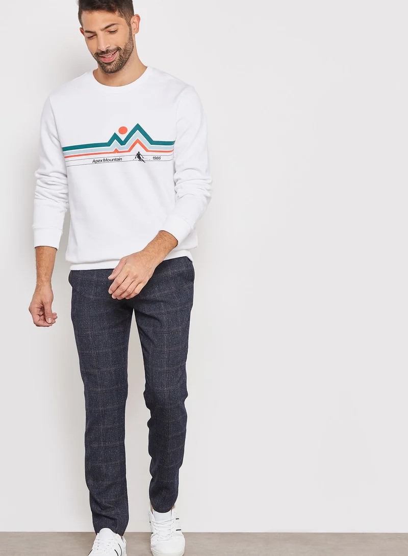 BURTON Mountain Printed  Sweatshirt