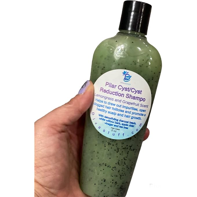 Diva Stuff Pilar Cyst/Cyst Reduction Shampoo For Those Who Have Problems With Inflamed Hair Follicles, Pustules, Bumps, Lumps and Cysts, 8 Fluid Oounces - Image 3