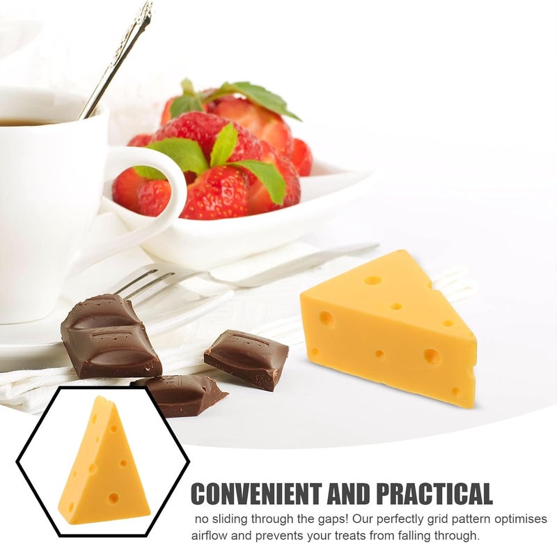 Cheese Toy: Artificial French Cheese Decor - Simulation Dessert Photography Prop - Mini Fake Food - Bakery Simulation Food for Staging Kitchen Counter - Image 3