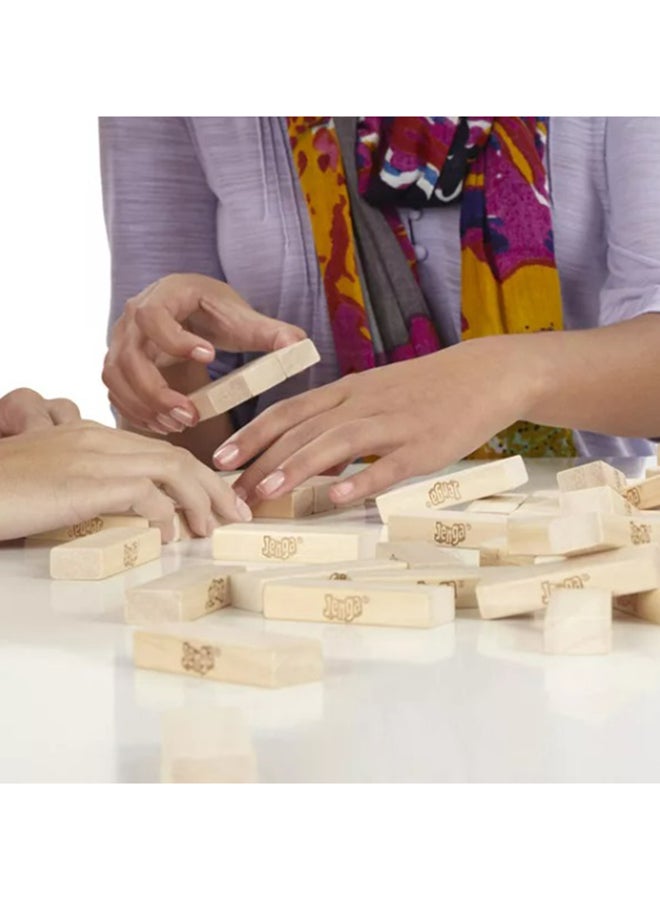 HASBRO - GAMING 54-Piece Gaming Classic Jenga Block Stacking Building Set, 1 Or More Players - Image 5