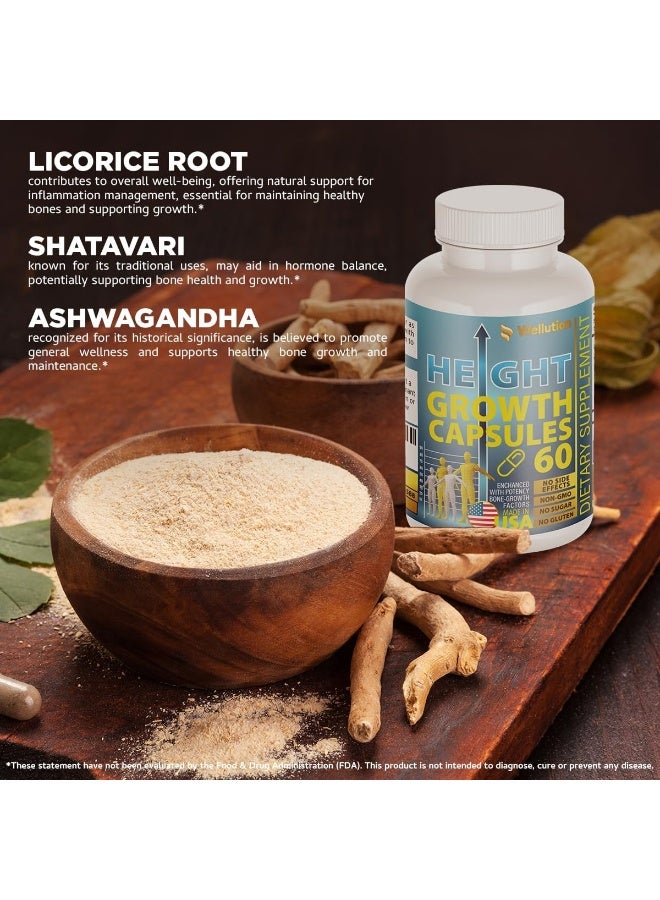 WELLUTION Maximizer Supplement - Natural Pills- Made in USA - with Calcium Supporting Bone Strength - Image 2