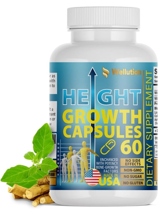 WELLUTION Maximizer Supplement - Natural Pills- Made in USA - with Calcium Supporting Bone Strength - Image 1