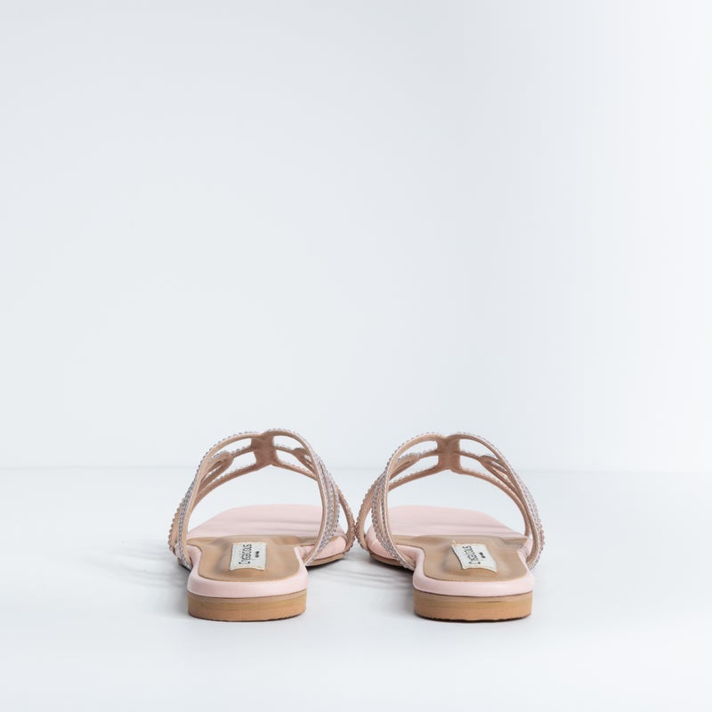 Crystalicious Zeel Handcrafted Women Flat Sandal For Casual Or Formal Outfits, Cruelty-Free - Image 5