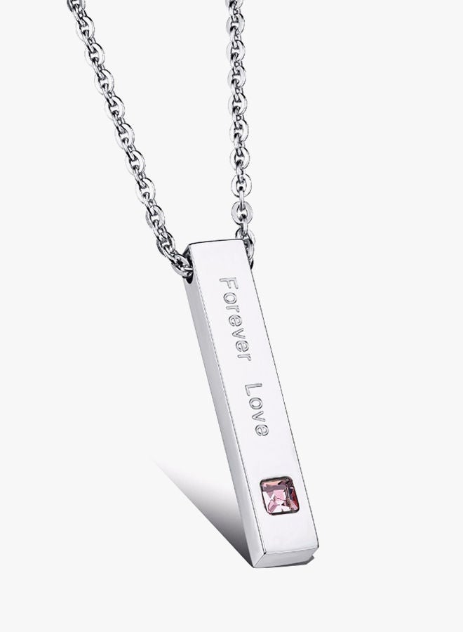 NIBEMINENT Love Double Rings Stainless Steel Pendant - Image 2
