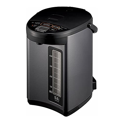 Zojirushi CD-NAC50BM Micom Water Boiler and Warmer (5-Liter, Metallic Black) - Image 1