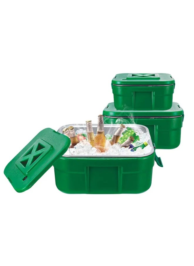 Hot Selling Stainless Steel Large Food Warmer Container Portable Outdoor Thermal Barrel With Lid