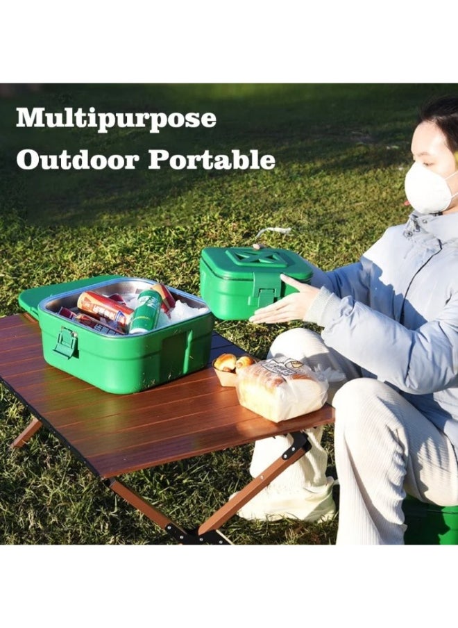 Hot Selling Stainless Steel Large Food Warmer Container Portable Outdoor Thermal Barrel With Lid