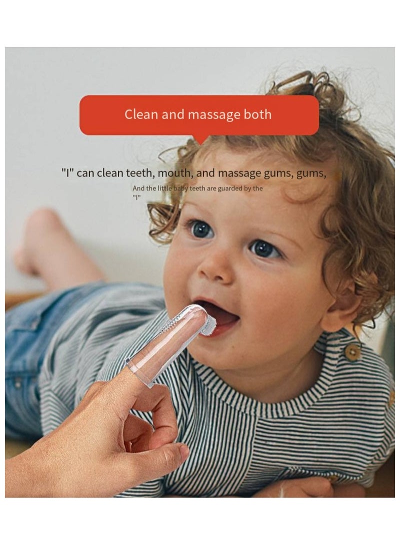 أطفال الهوغوز فرشاة أسنان السيليكون لـ "علكة وأسنان مع كيس - Image 2