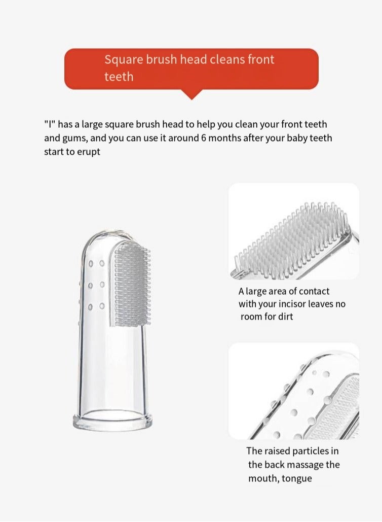 أطفال الهوغوز فرشاة أسنان السيليكون لـ "علكة وأسنان مع كيس - Image 4