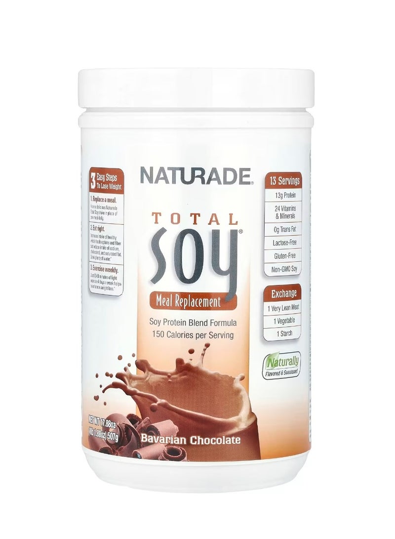 ناتورادي بديل وجبة الصويا بالشوكولاتة البافارية 1 رطل 1.88 أونصة (507 جم) - Image 1