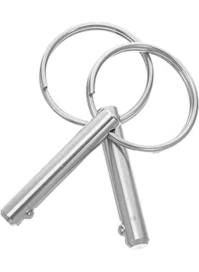 Stainless Steel 6.3x51mm Bimini Top Anchor Quick Release Safety Pins 2pcs Boat Canopy Hardware Replacement for Boating Sailing - Image 1