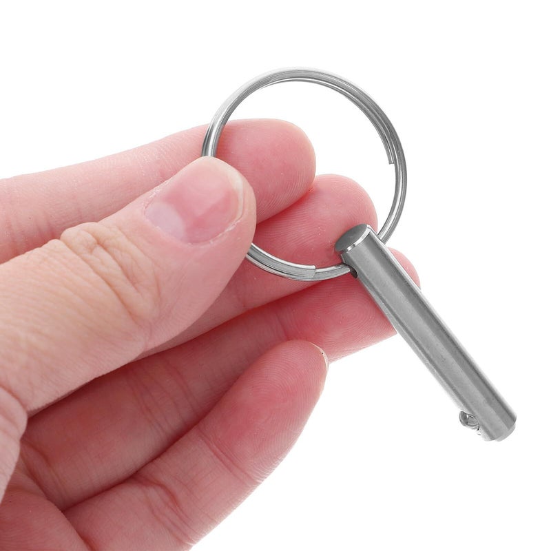 Stainless Steel 6.3x51mm Bimini Top Anchor Quick Release Safety Pins 2pcs Boat Canopy Hardware Replacement for Boating Sailing - Image 5