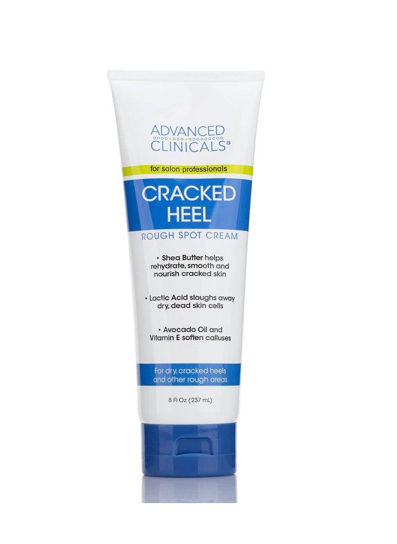 Advanced Clinicals Advanced Clinicals Cracked Heel Foot Cream Skin Care Moisturizer Lotion For Feet W/Shea Butter | Helps Heal Cracked Skin, Rough Spots, Calluses, & Dry Skin | Foot Lotion | Hand Lotion| Large 8 Fl Oz  - Image 3