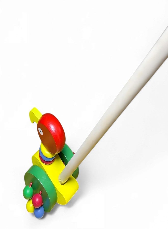 MarvelStore New Kids Pushing Toys Walking Toys Walker Wooden Push Toy for Boys and Girls (Multicolor) (Model 2) - Image 4