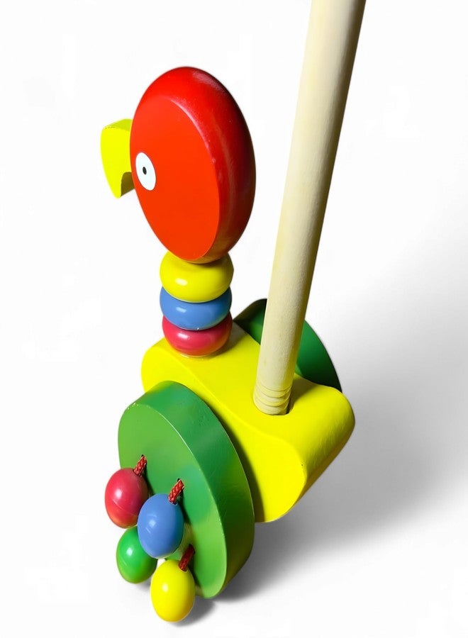 MarvelStore New Kids Pushing Toys Walking Toys Walker Wooden Push Toy for Boys and Girls (Multicolor) (Model 2) - Image 2