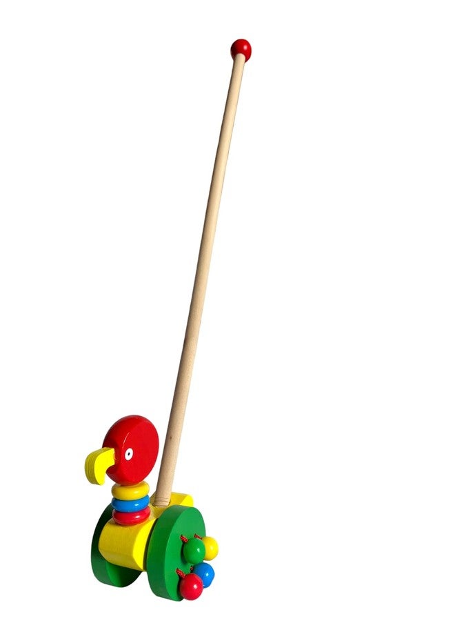 MarvelStore New Kids Pushing Toys Walking Toys Walker Wooden Push Toy for Boys and Girls (Multicolor) (Model 2) - Image 1