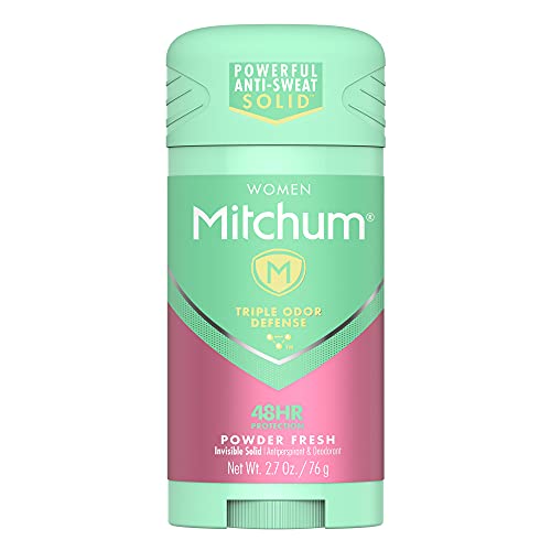 Mitchum Women's Deodorant by Mitchum, Solid Antiperspirant Deodorant Stick, Powder Fresh, 2.7 Oz (Pack of 1) - Image 1