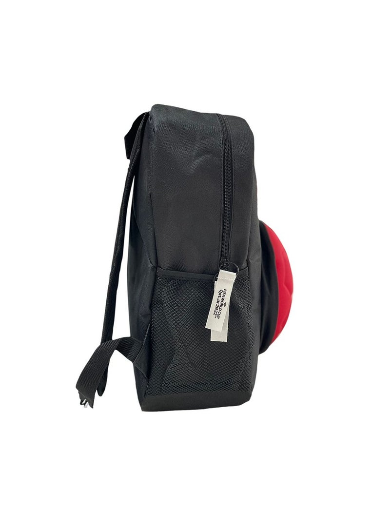 FIFA 3D Sports Bag Black And Red - Image 2