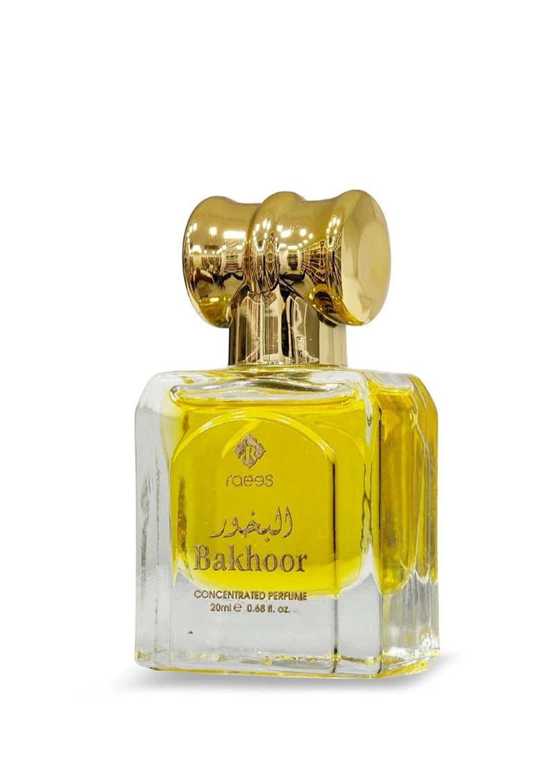 raees BAKHOOR Roll-On Attar Perfume Oil 20ml Concentrated Alcohol-Free Fragrance by Raees - Image 1