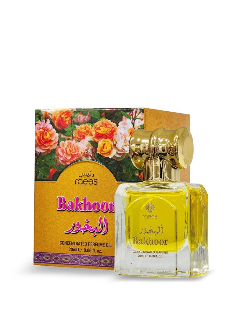 raees BAKHOOR Roll-On Attar Perfume Oil 20ml Concentrated Alcohol-Free Fragrance by Raees - Image 2