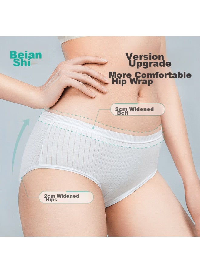 Briars Beianshi Disposable Women's Underwear, Pure Cotton, No-wash, Portable, Individually Packaged, Women's White - Image 2