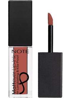 NOTE COSMETIQUE MATTEVER LIP-INK NO. 04 PEACH ROSE - A fluid lipstick, matte velvety colours & kiss proof. 