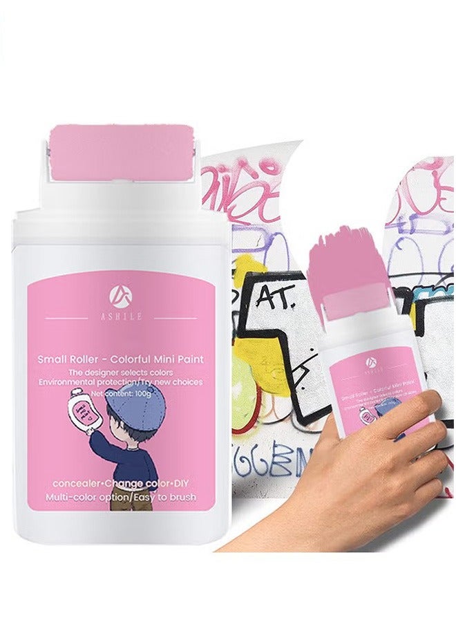 ASHILE Portable Wall Repair Paint Wall Mending Agent Wall Spackle with Roll Brush Wall Surface Hole Fill Quick and Easy Solution - Image 1