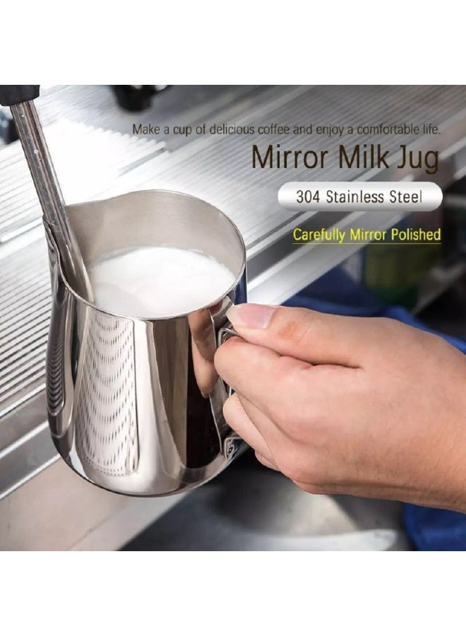 Milk steamer with internal stainless steel inserts - Image 3
