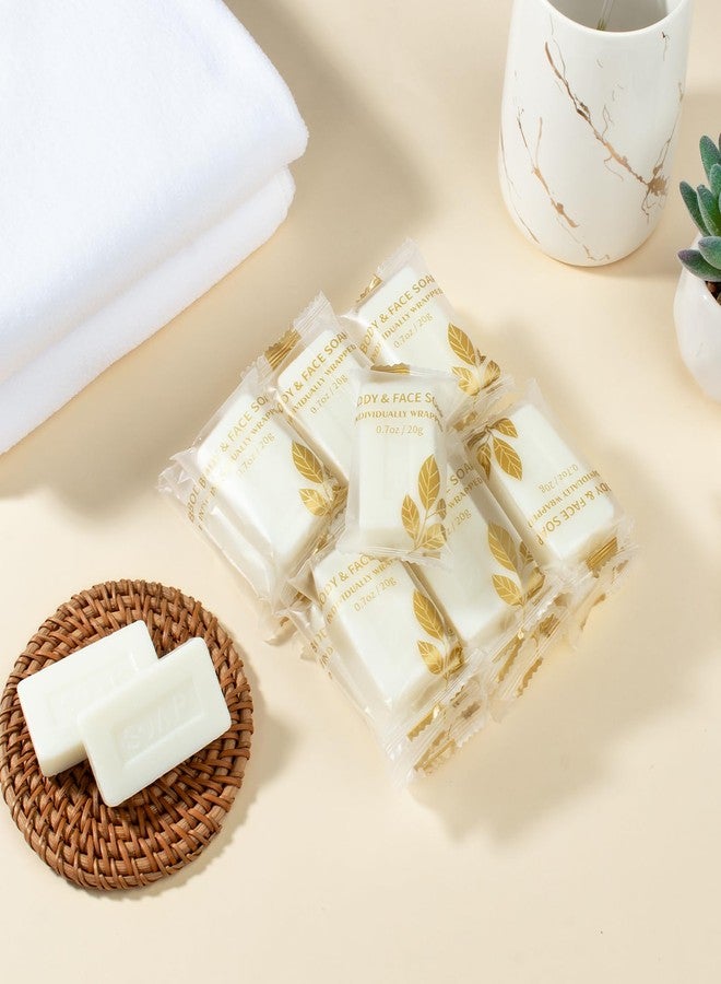 Zhjianup Soap Bar Mini Size of Travel in Bulk, Disposable Small Hand Body Soaps Individually Wrapped Kit, Bath Toiletries Hygiene Supplies, Toiletry for Motel Guest Homeless Charity, 0.7 Oz/20g (30) - Image 4