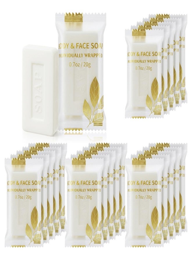 Zhjianup Soap Bar Mini Size of Travel in Bulk, Disposable Small Hand Body Soaps Individually Wrapped Kit, Bath Toiletries Hygiene Supplies, Toiletry for Motel Guest Homeless Charity, 0.7 Oz/20g (30) - Image 1