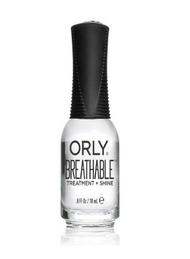 Orly Breathable Nail Color, Treatment + Shine "Clear Coat", 0.6 Fluid Ounce, 24903 - Treatment Shine Top (W-C-12373) - Image 2
