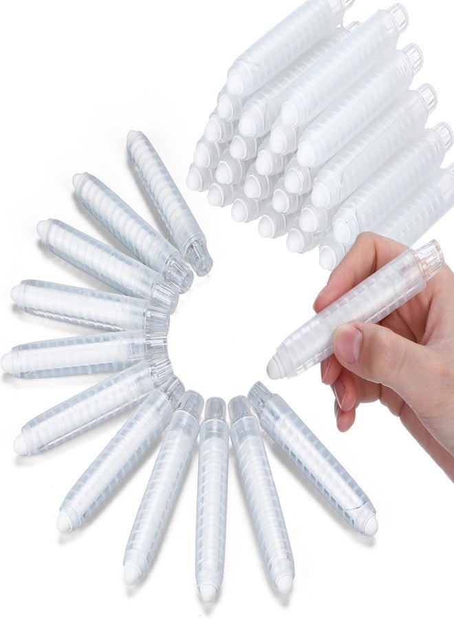 YooNotee 30 Pcs Dustless Chalk for Kids with Holder Sidewalk Chalk Bulk Non-toxic Washable Mess-free Chalkboard Art Tool for Adult Drawing Writing Outdoor Blackboard(White) - Image 1