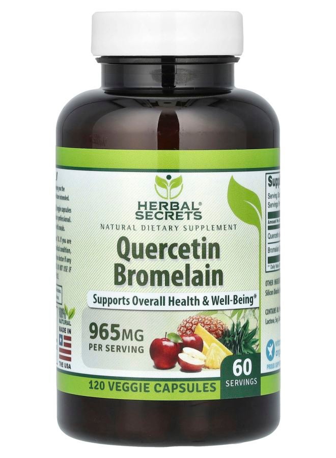 Quercetin Bromelain 120 Veggie Capsules