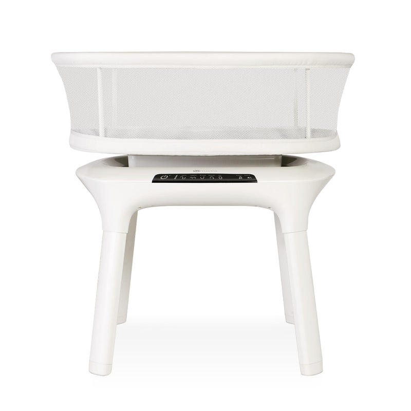 4moms MamaRoo Sleep Bassinet Supports Babys Sleep with Adjustable Features 5 Motions 5 Speeds 4 Soothing Sounds and 2 Heights