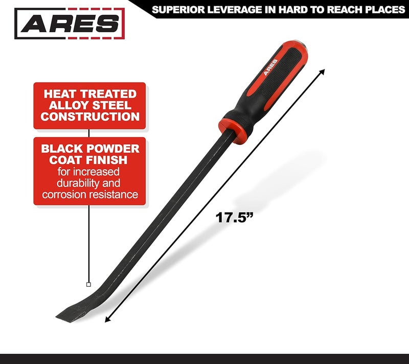 ARES 46007-17.5 بوصة بار برغي - طرف مائل للرفع والفتح - مقبض مزدوج الحقن مريح وغير قابل للانزلاق - Image 2