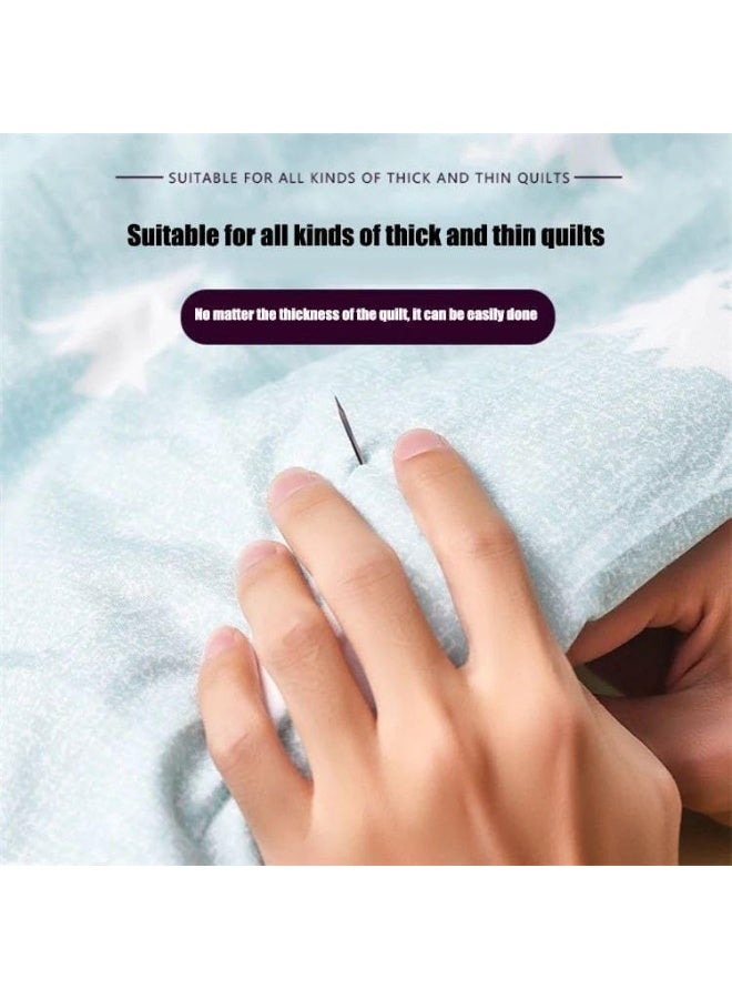 Imported Sheet Clip Syringe Set + 150 Pieces Plastic Fastener + 12 Buttons - For fixing bedspreads and sheets - Image 5