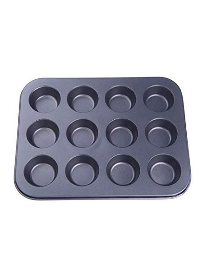 12 Cup Muffin Mould Grey