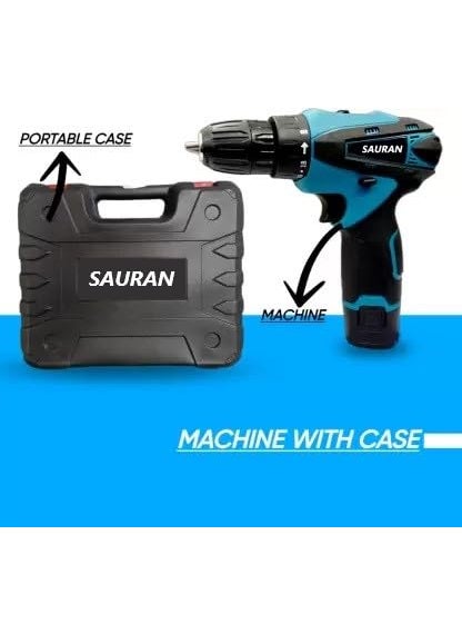 SAURAN HEAVY DUTY 12 V CORDLESS SCREWDRIVER MACHINE WITH KIT SET  - Image 4