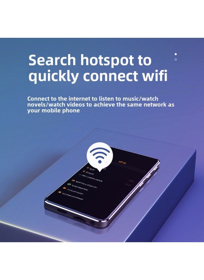 Generic - M26 Android Student Walkman Wifi Internet Download Touch Screen Bluetooth Mp4 Video Playback-Body Color:8-core/2g Running Memory + 16g Body Storage/black-Memory Capacity:Does Not Include Outer Card - Image 1