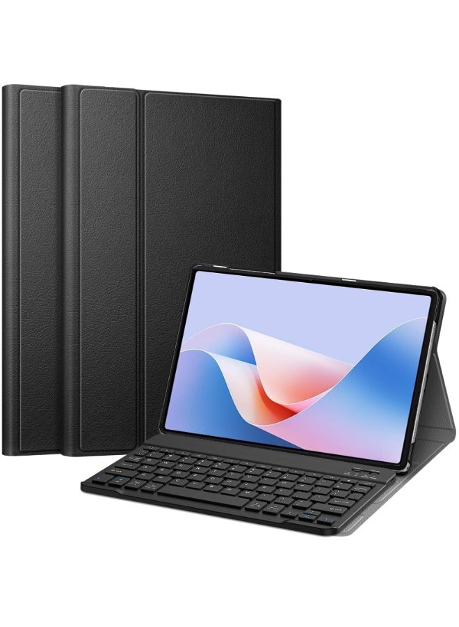 إغرين99 لـ HUAWEI MatePad 11.5 بوصة / الهواء 11.5 بوصة / 11.5S 11.5inch غطاء واقي مع لوحة المفاتيح, لوحة مفاتيح بلوتوث لاسلكية قابلة للفصل, غطاء واقي ذكي من نوع تقسيم رقيق جدا, إيقاظ / نوم تلقائي, أسود - Image 1