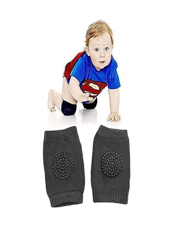 QUALIZA 2 Pair Baby Knee and Elbow Pad Baby Crawling Elbow Pad Baby Leg Warmer Baby Kneecap (Multi Color) Pack of 1 - Image 3